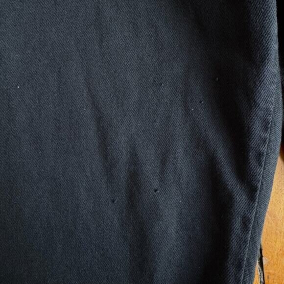 OZMA Field Pant Tencel Bull Denim in Ink Black - Picture 8 of 12